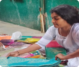 Ms. Rajeshwari - "Weaving Success, One Sale at a Time"